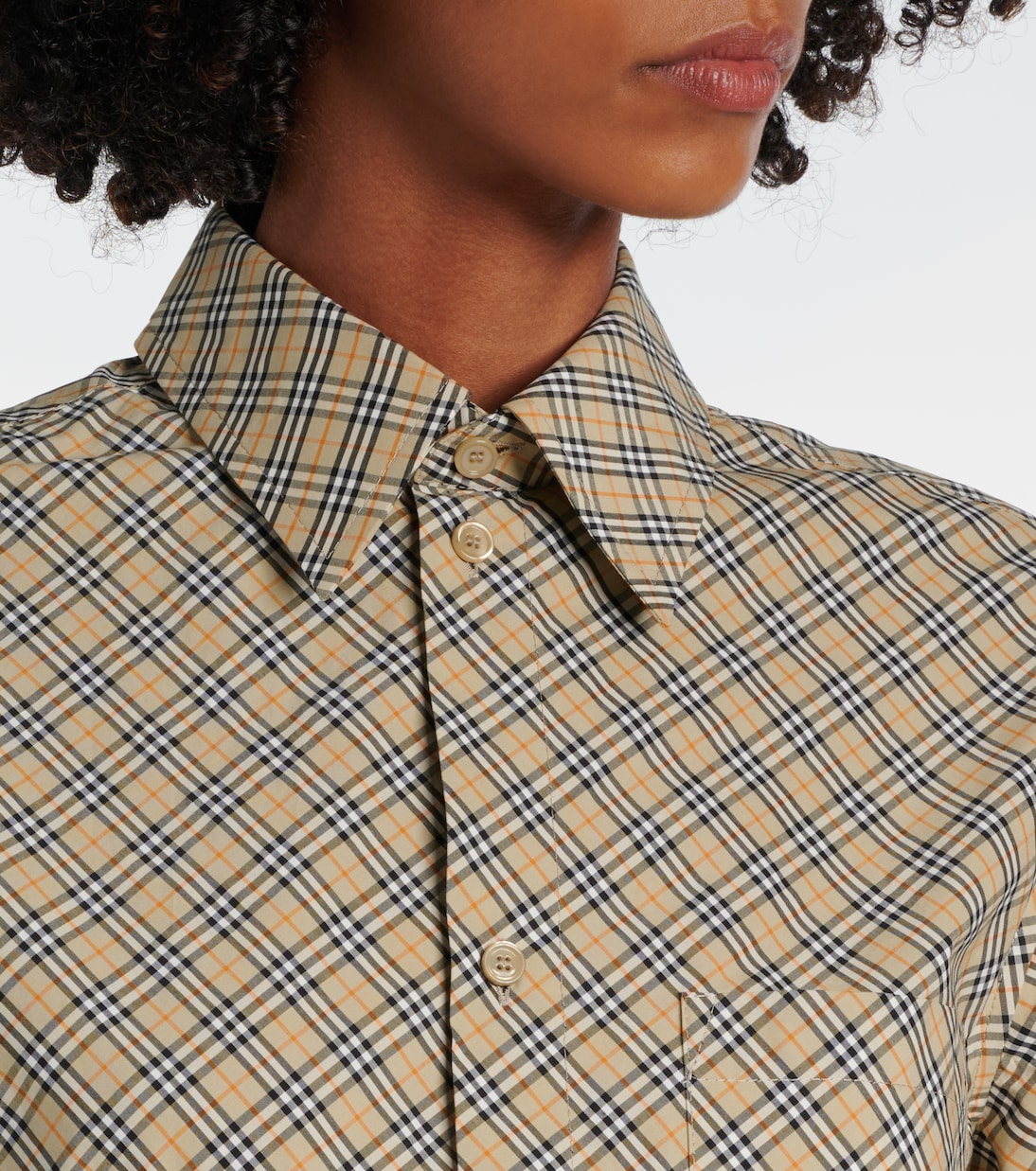 Robe chemise Burberry Check en coton | Burberry