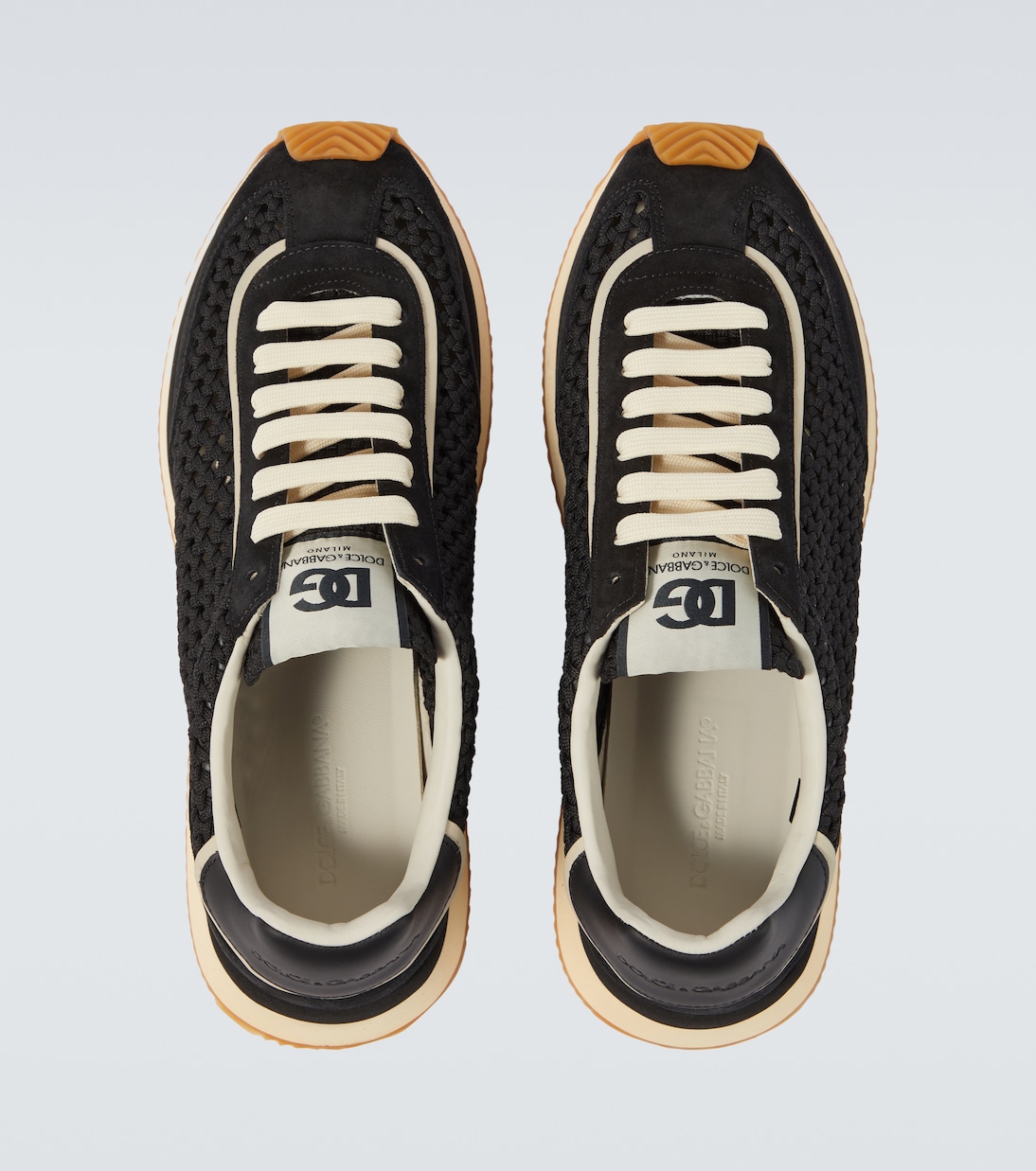 DG Cushion suede-trimmed sneakers | Dolce&Gabbana