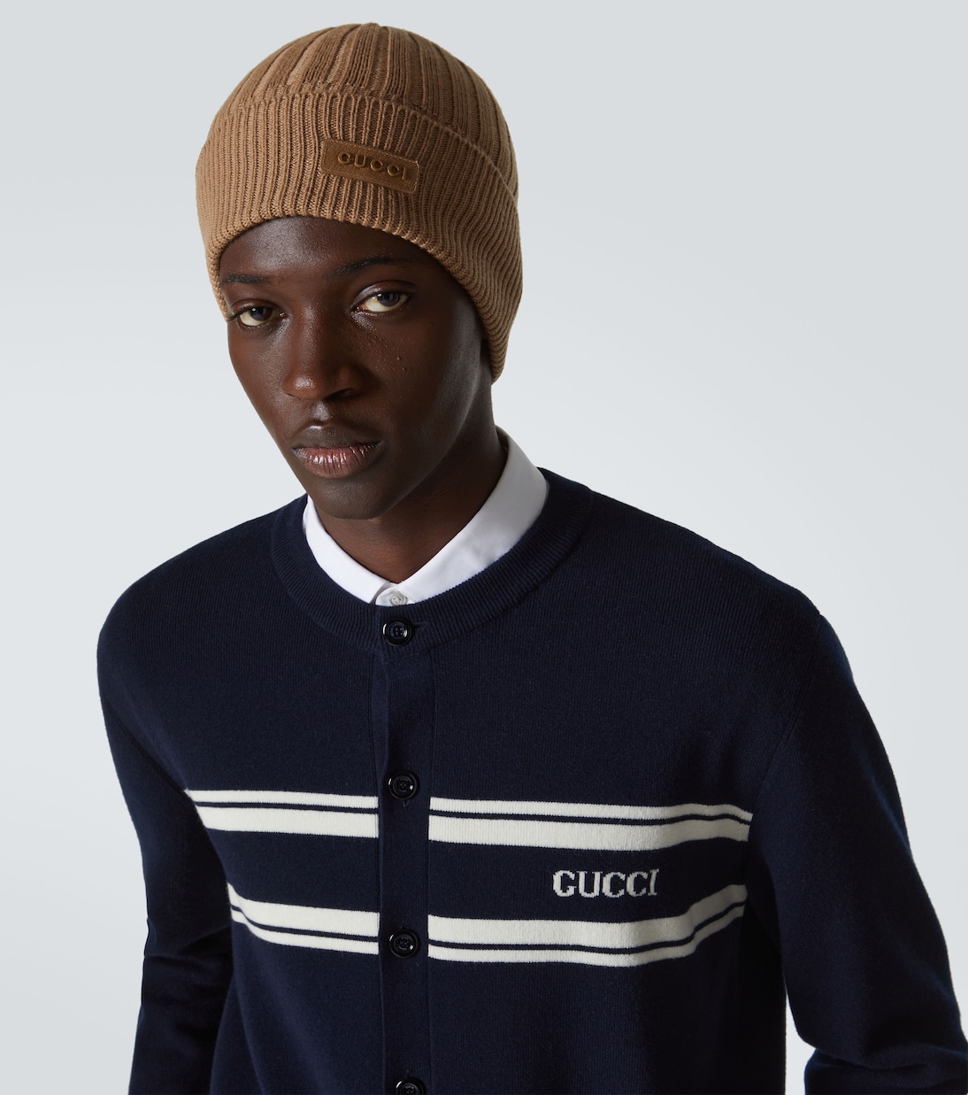 Berretto in lana a coste | Gucci