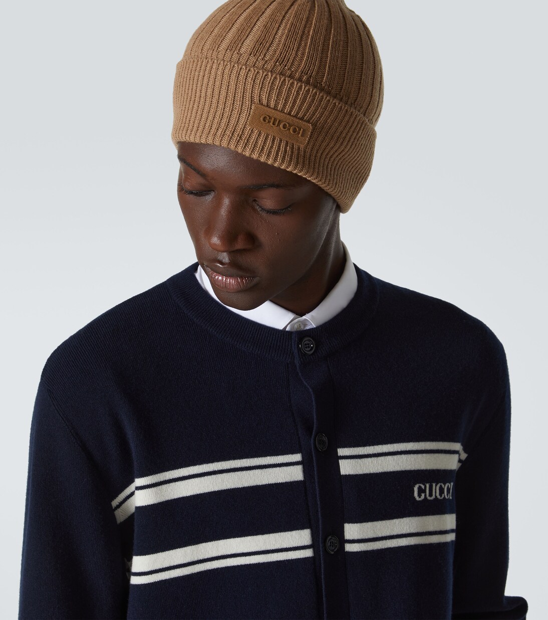 Berretto in lana a coste | Gucci