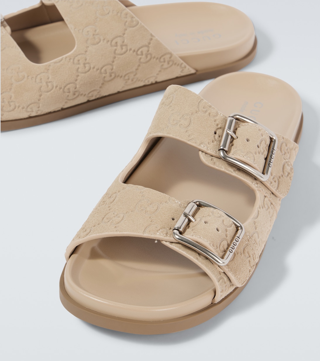 Sandales GG en daim | Gucci