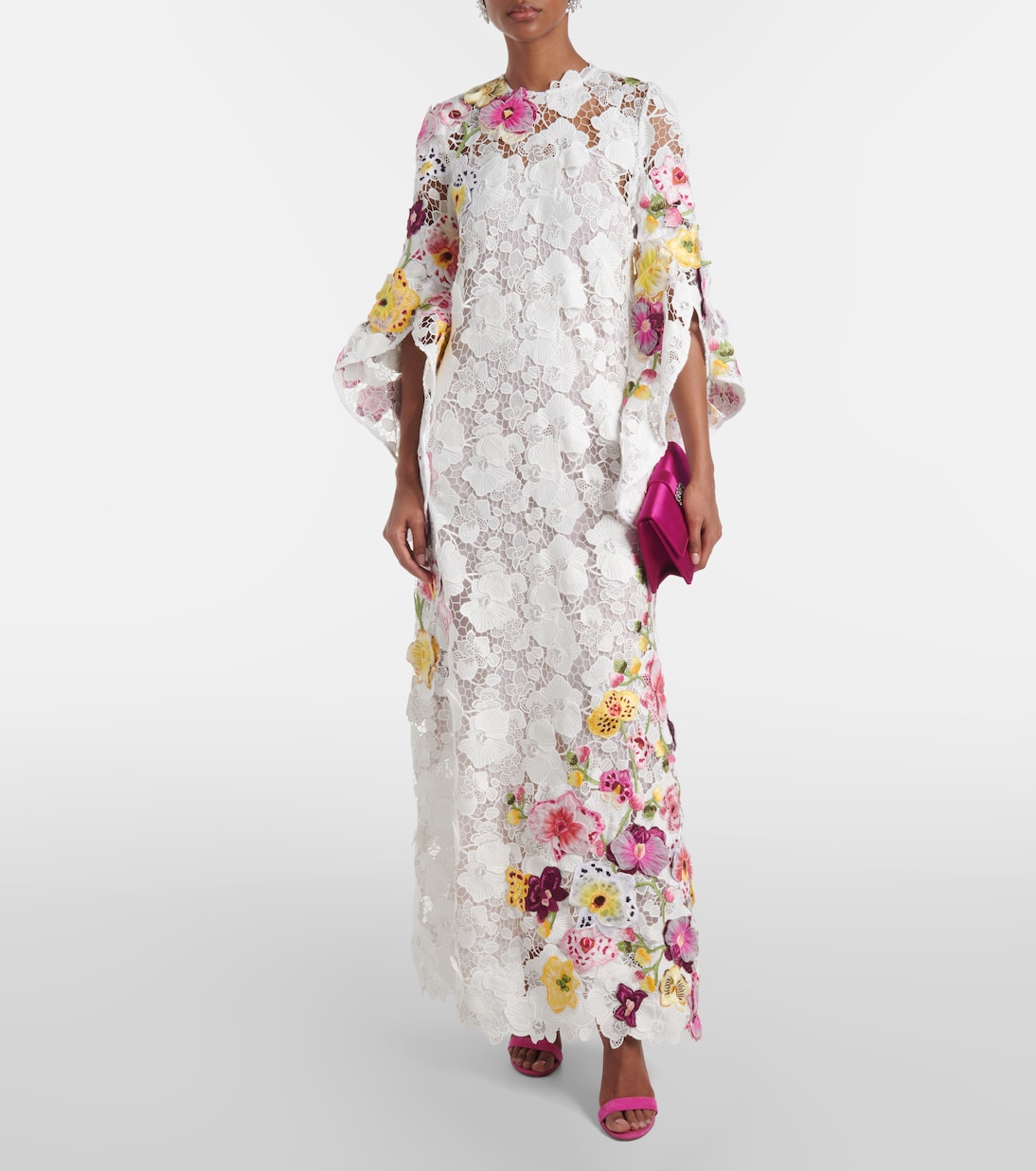 Robe aus Guipure-Spitze | Oscar de la Renta
