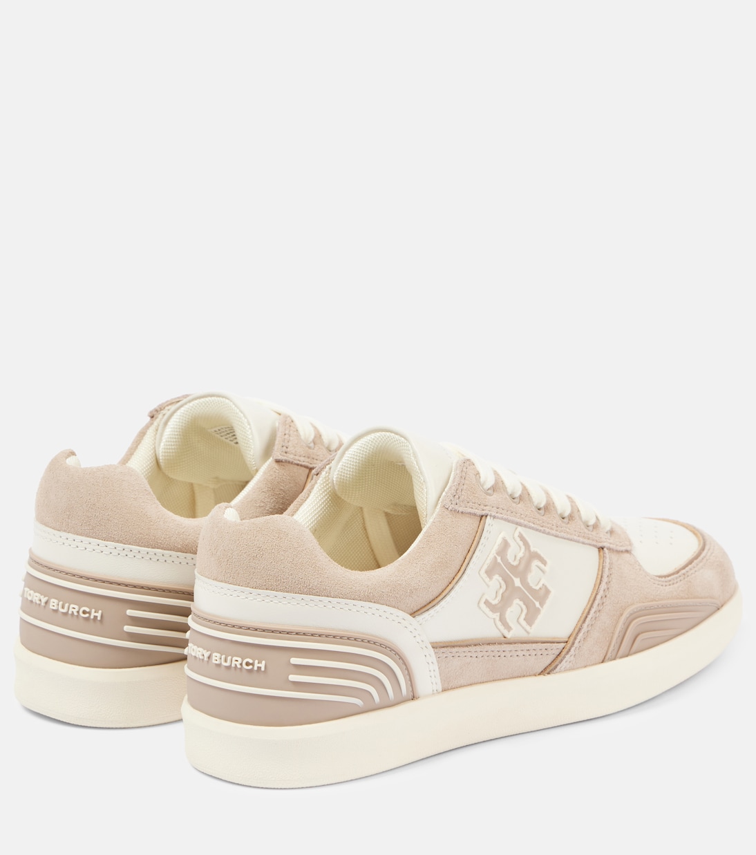 Sneakers Clover Court in suede e pelle | Tory Burch