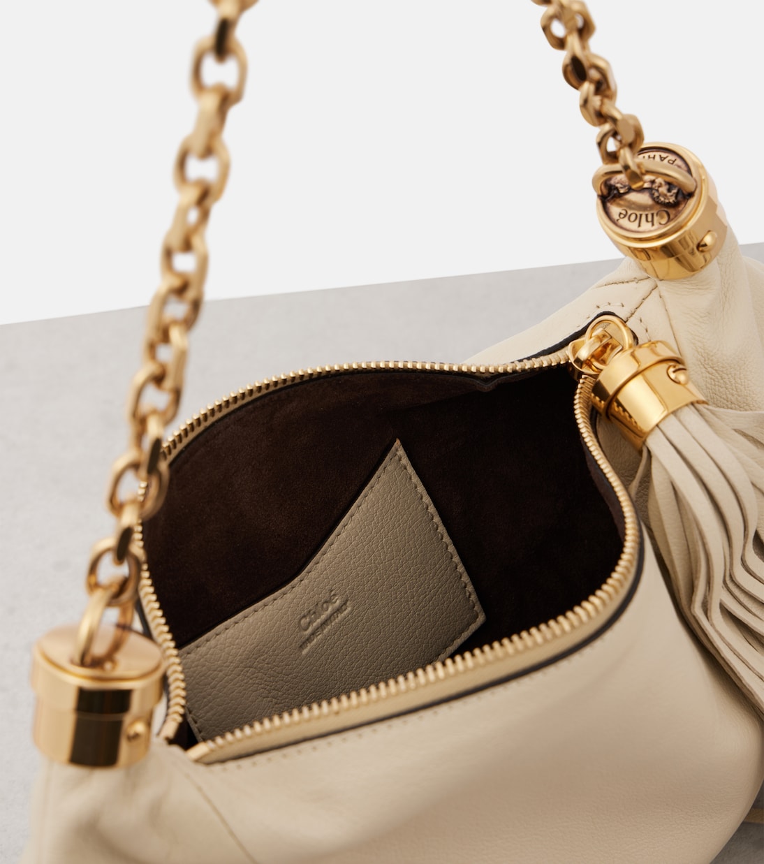 Sac Foulard Small en cuir | Chloé
