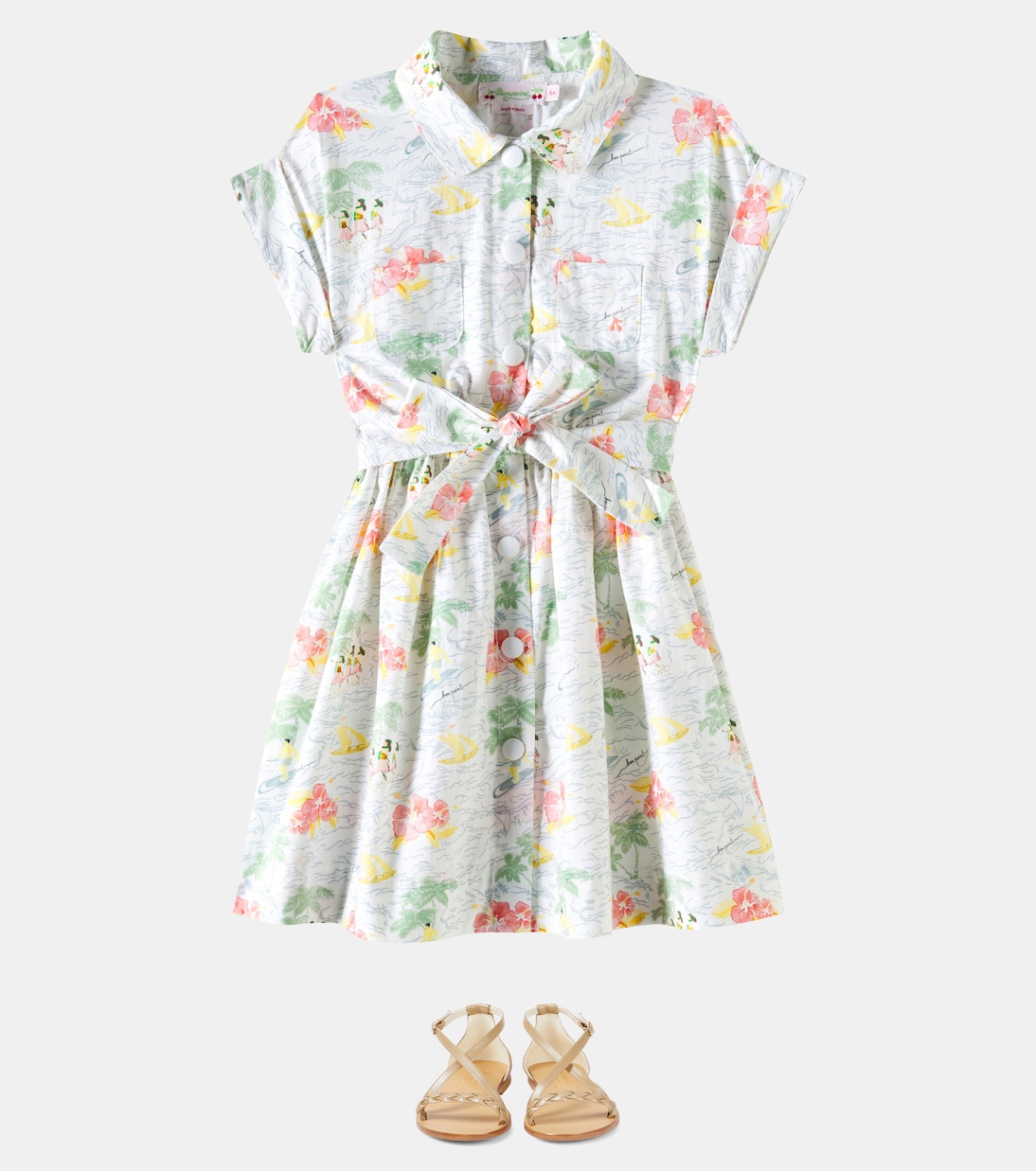 Kleid Gisele aus Baumwolle | Bonpoint