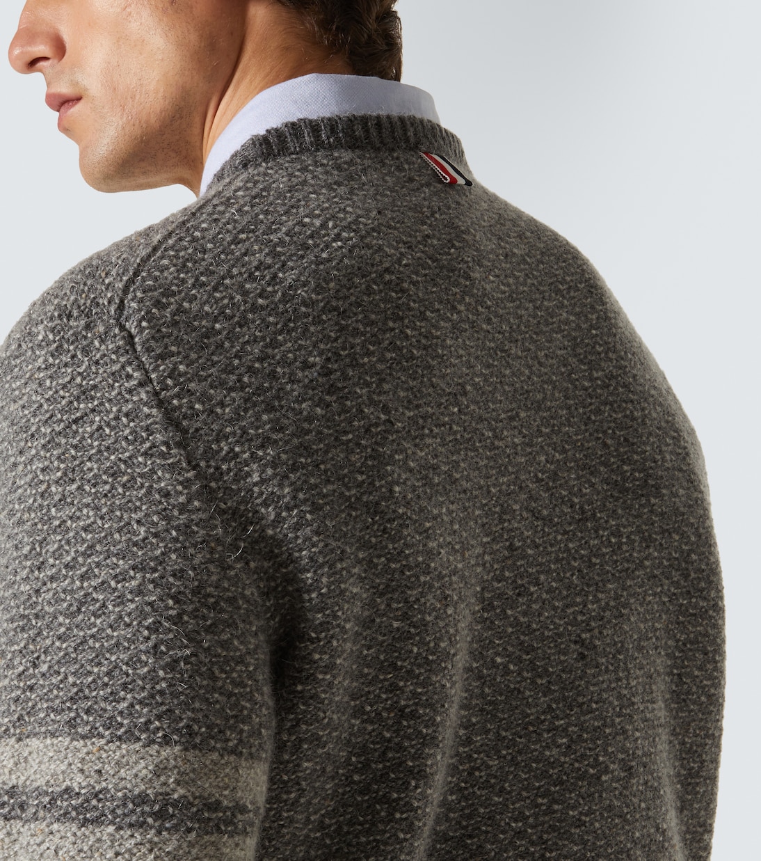 4-Bar wool and mohair sweater | Thom Browne