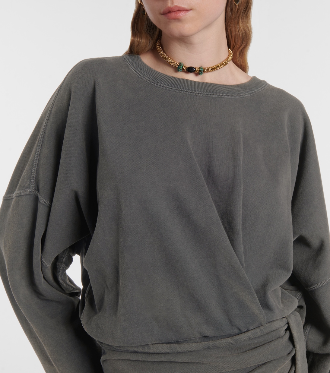 Abito felpa Sandrina in jersey di cotone | Marant Etoile