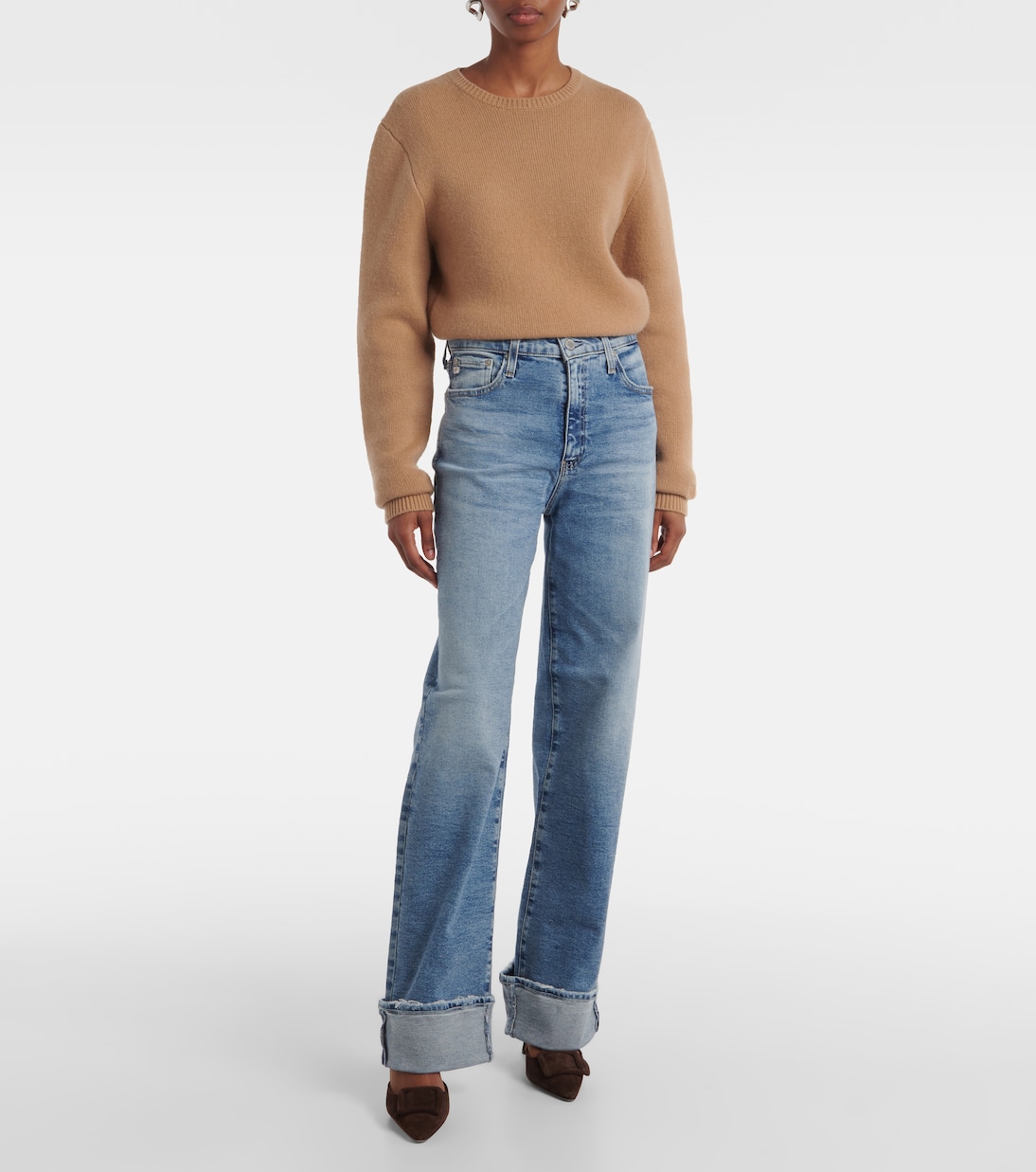 Jeans anchos Kora de tiro alto | AG Jeans