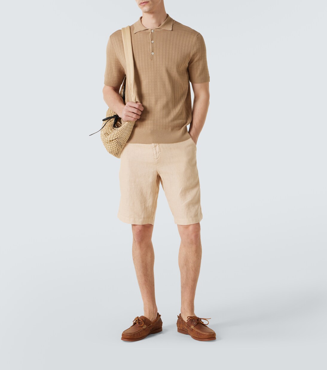 Linen Bermuda shorts | Fedeli