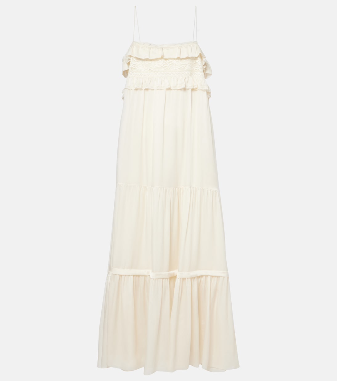 Robe midi en soie | Chloé