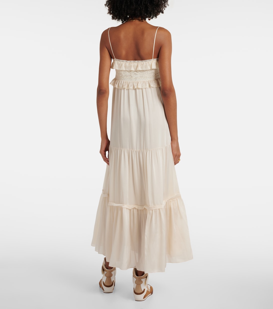 Robe midi en soie | Chloé