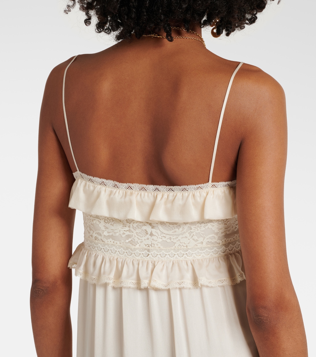 Robe midi en soie | Chloé