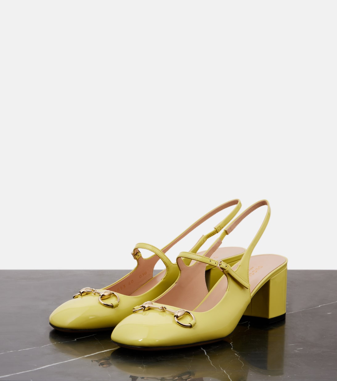 Escarpins Horsebit 55 en cuir verni | Gucci