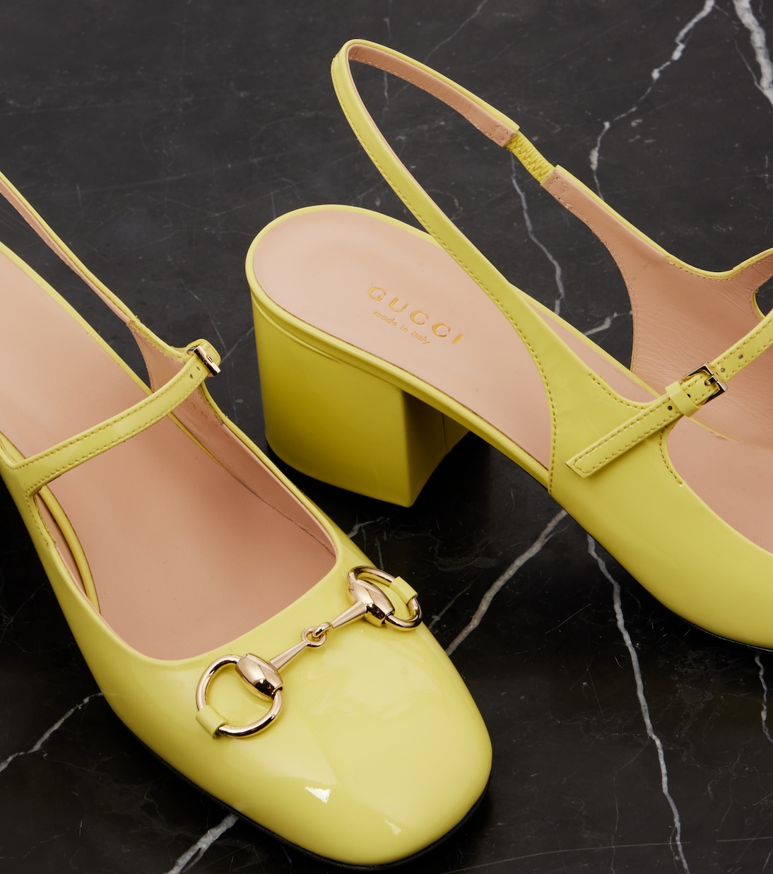 Escarpins Horsebit 55 en cuir verni | Gucci
