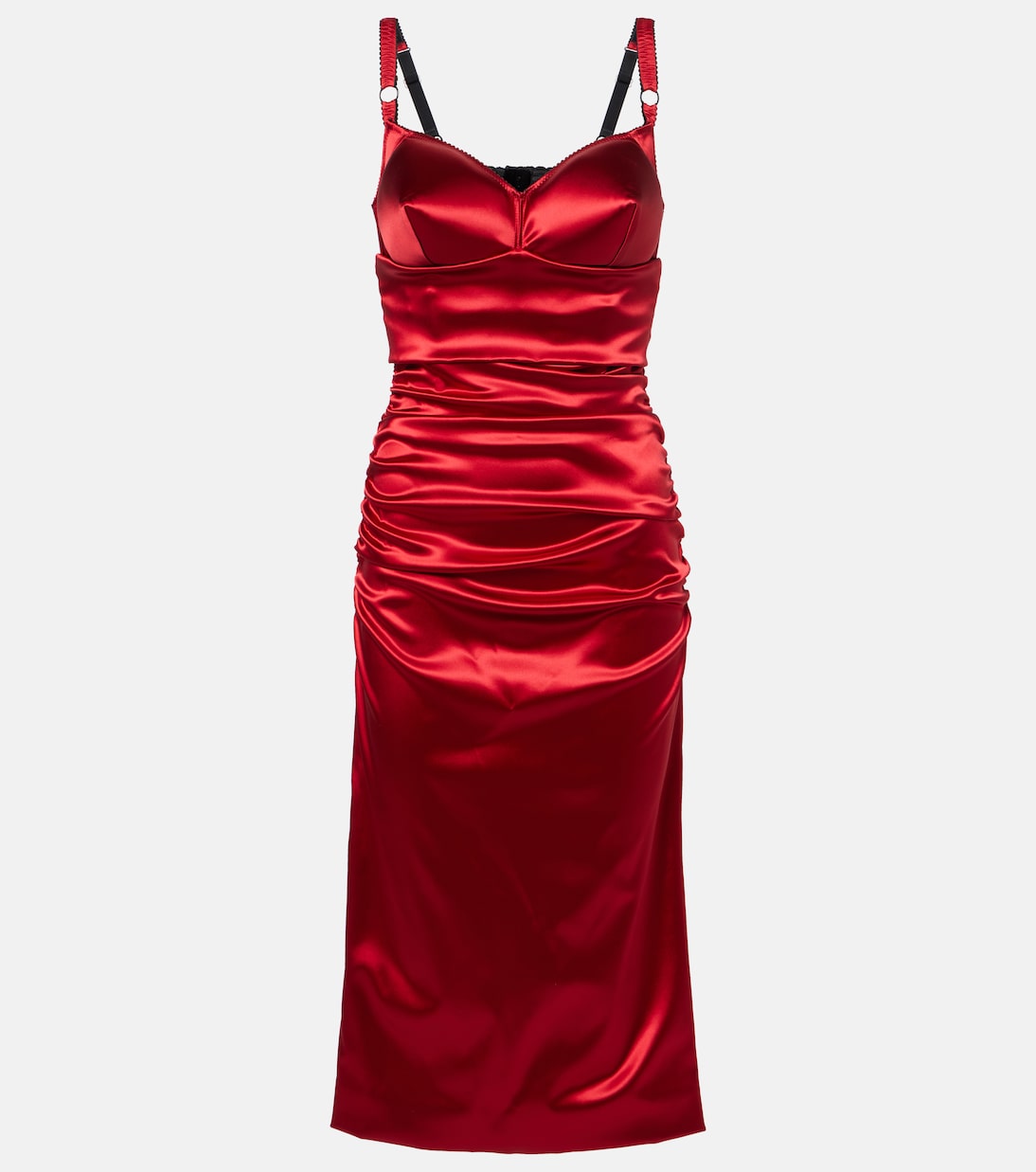 Robe midi en satin | Dolce&Gabbana