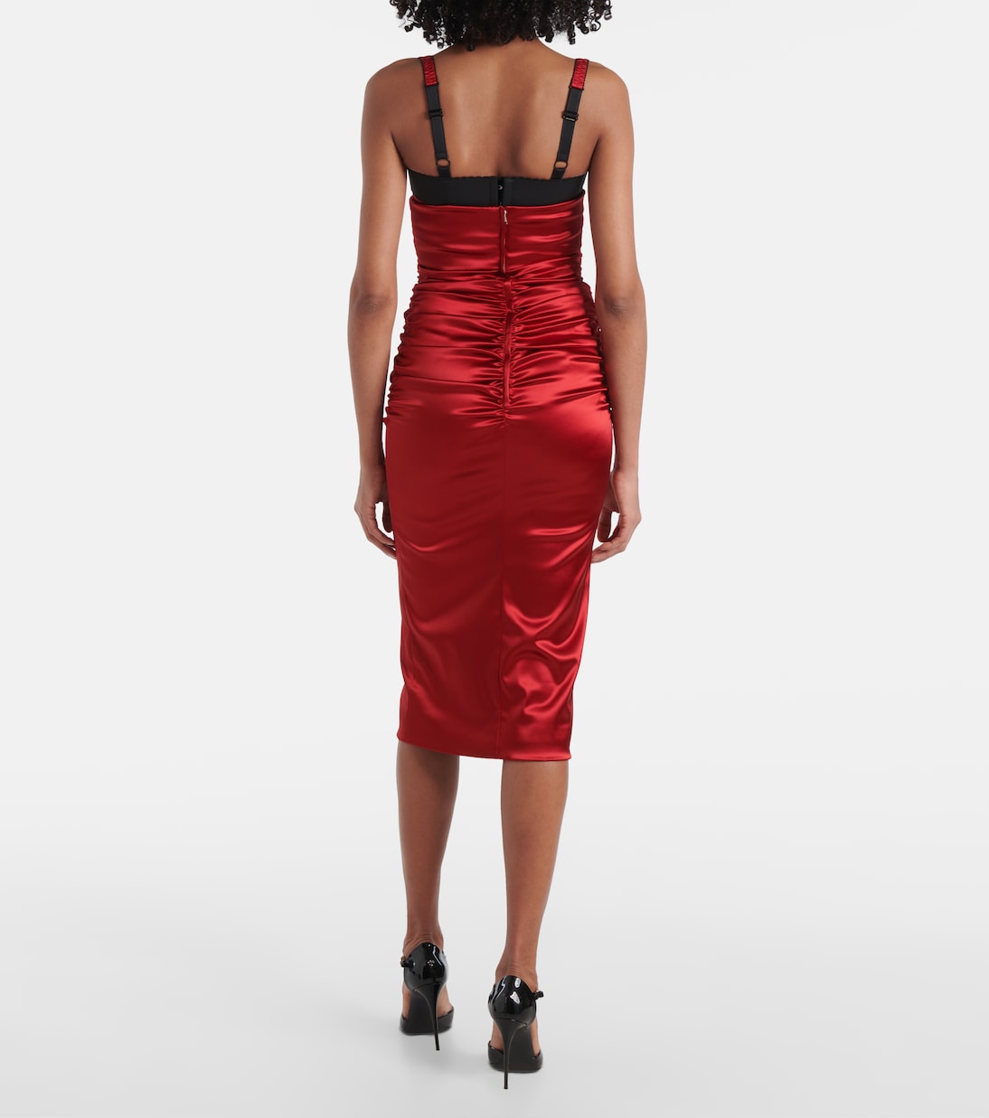 Robe midi en satin | Dolce&Gabbana