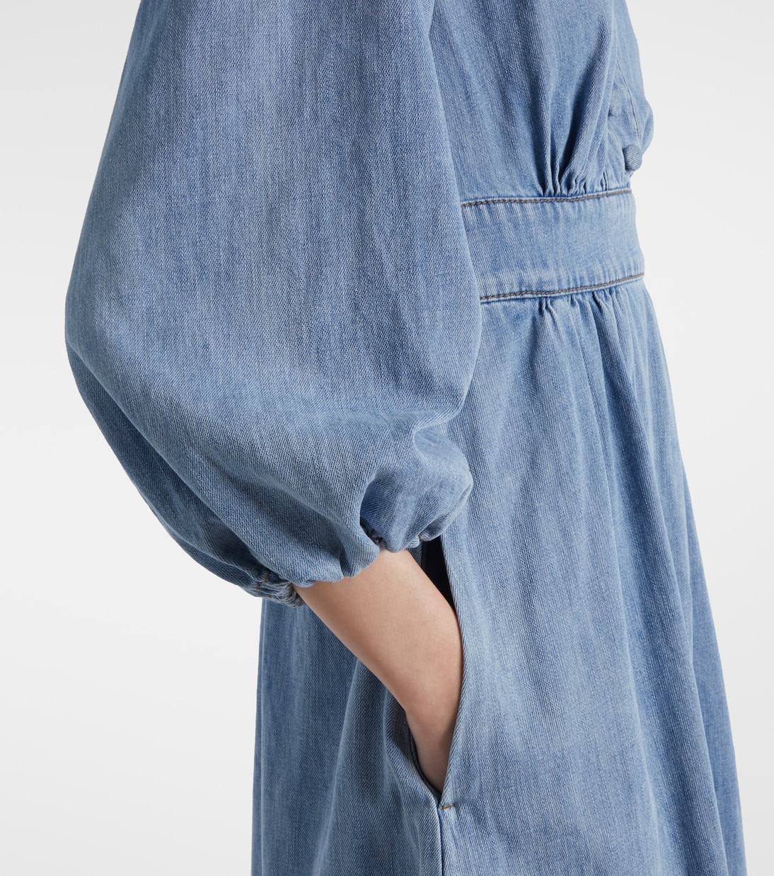 Midikleid Lucky aus Denim | Zimmermann
