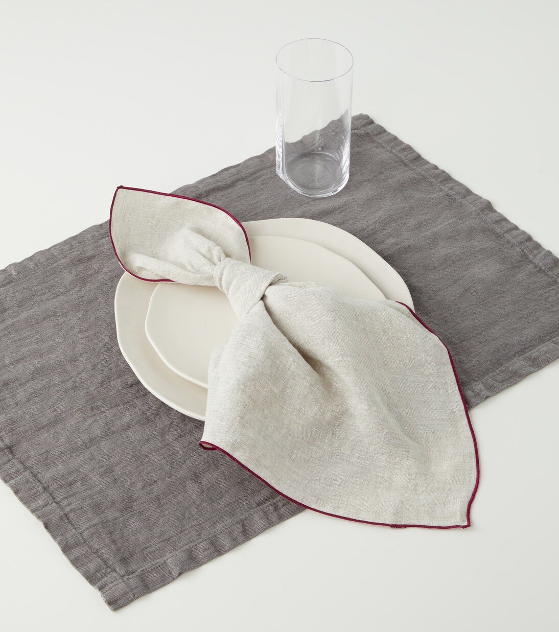 Set of 4 linen napkins | Once Milano