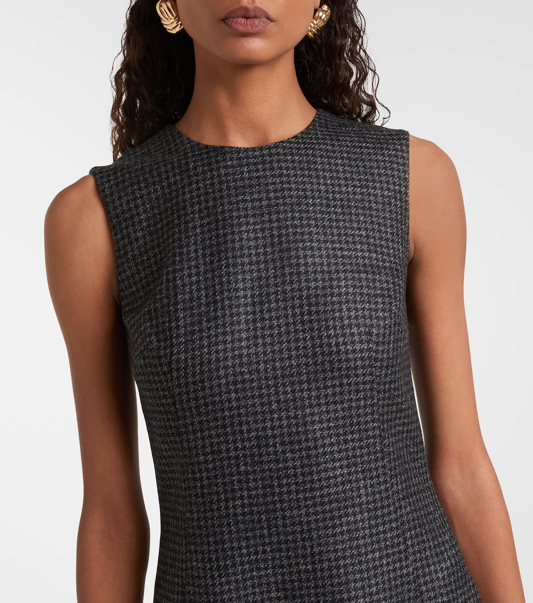 Robe midi Hartley en laine mélangée | Emilia Wickstead