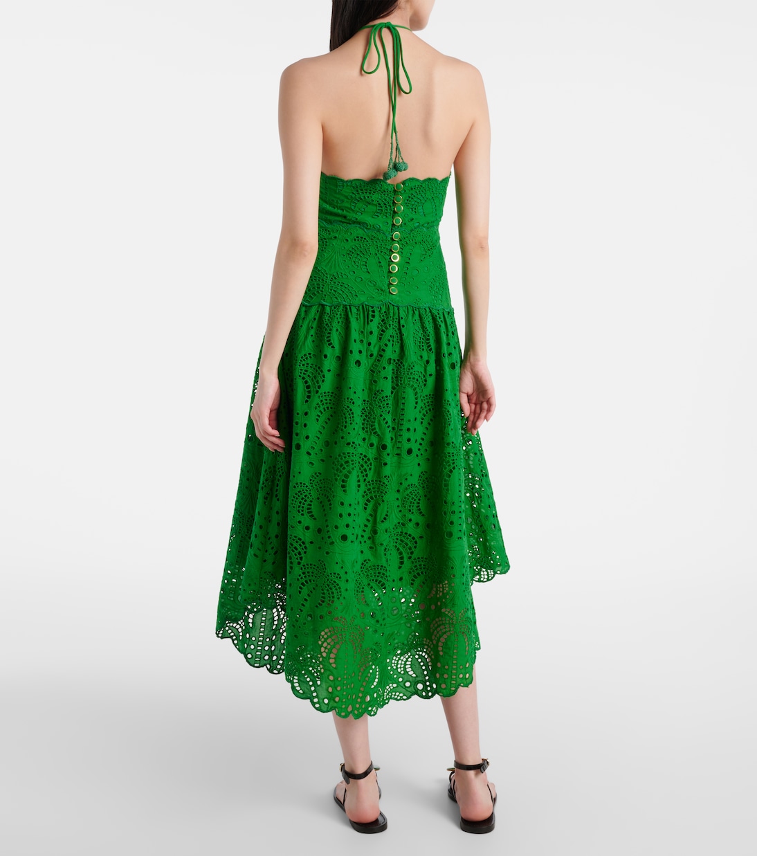 Robe midi en coton à ornements | Farm Rio
