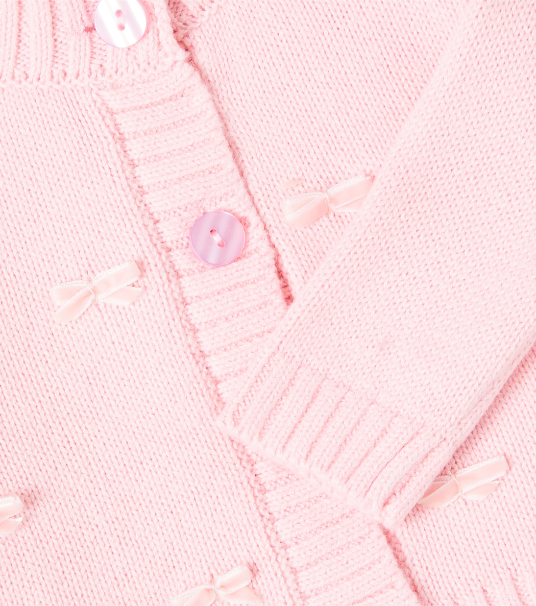 Cardigan en coton et laine | Monnalisa