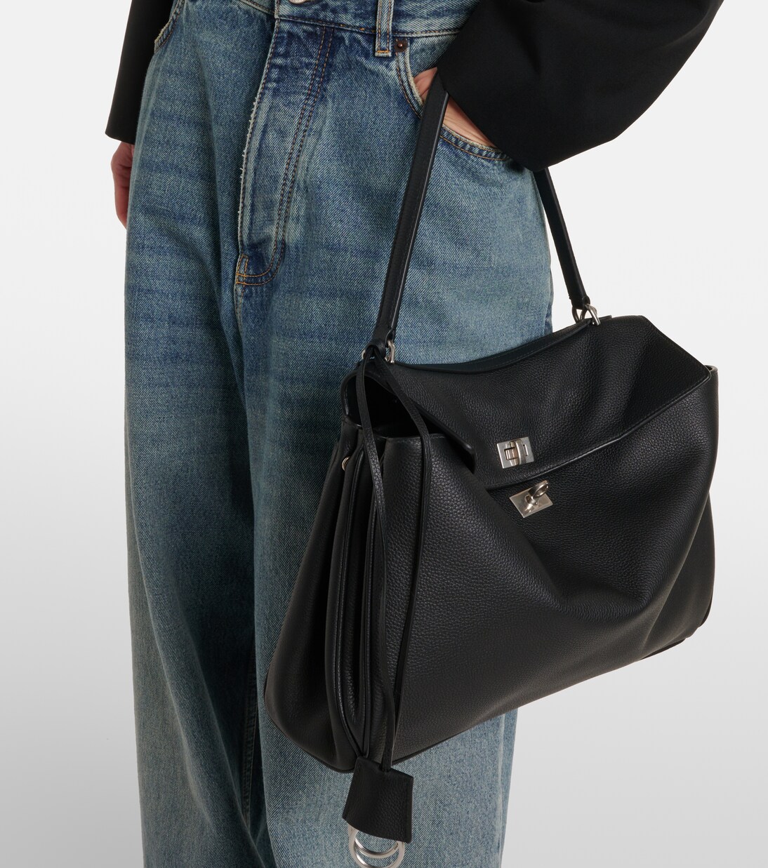 Rodeo Medium leather tote bag | Balenciaga