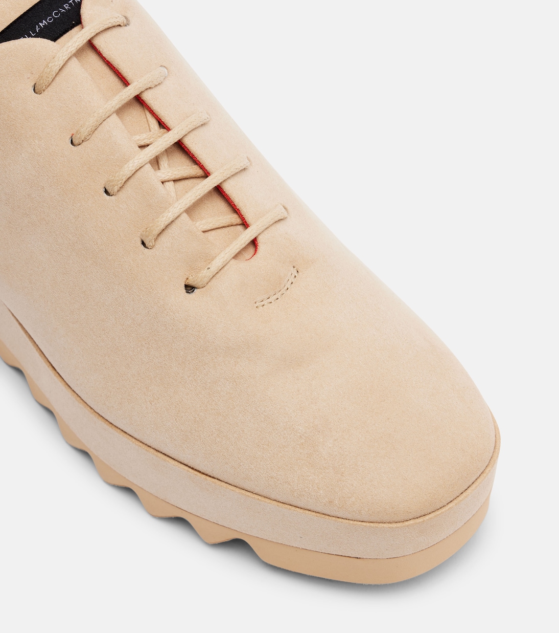 Sneak-Elyse faux suede wedge sneakers | Stella McCartney