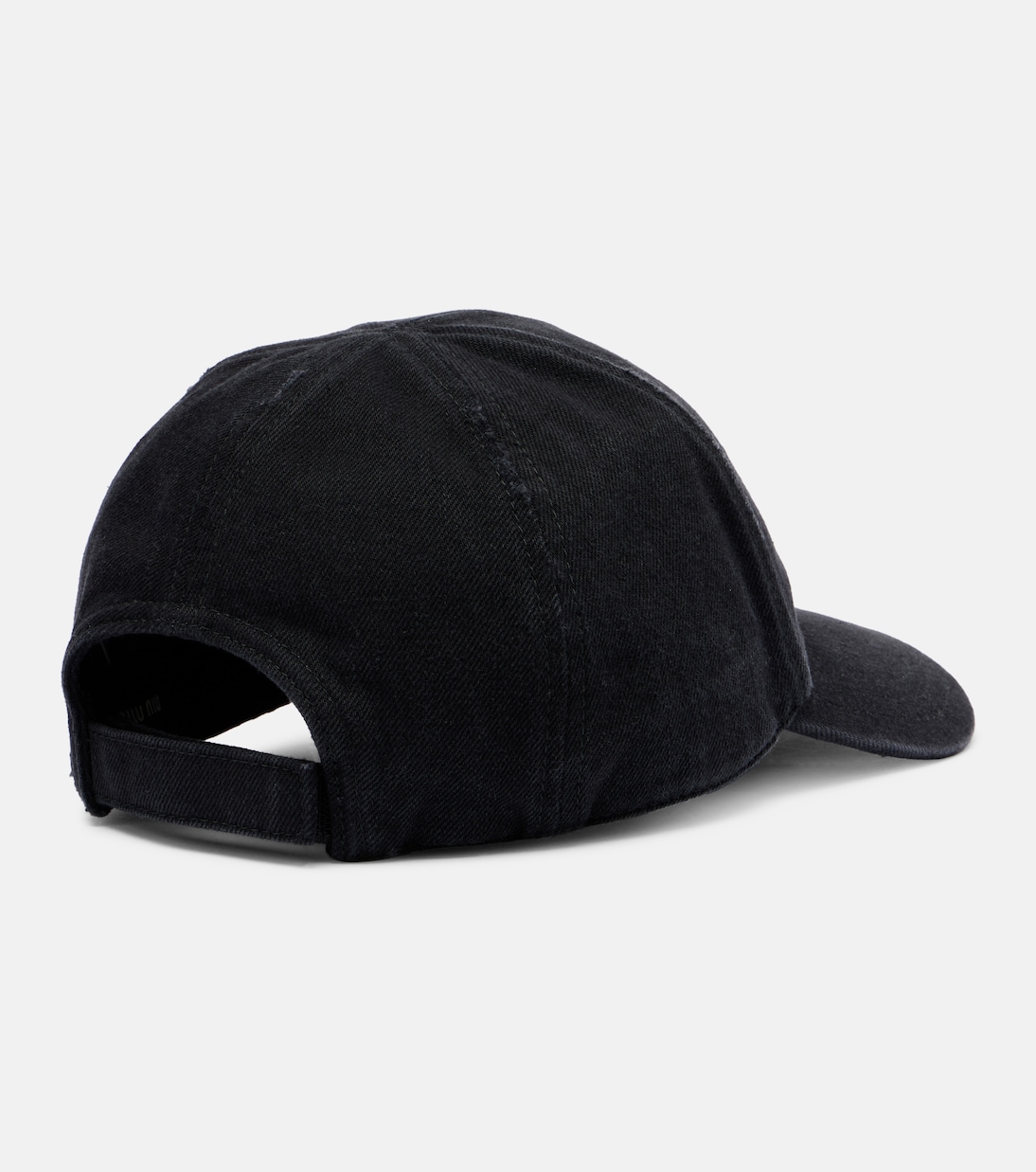 Logo denim baseball cap | Miu Miu