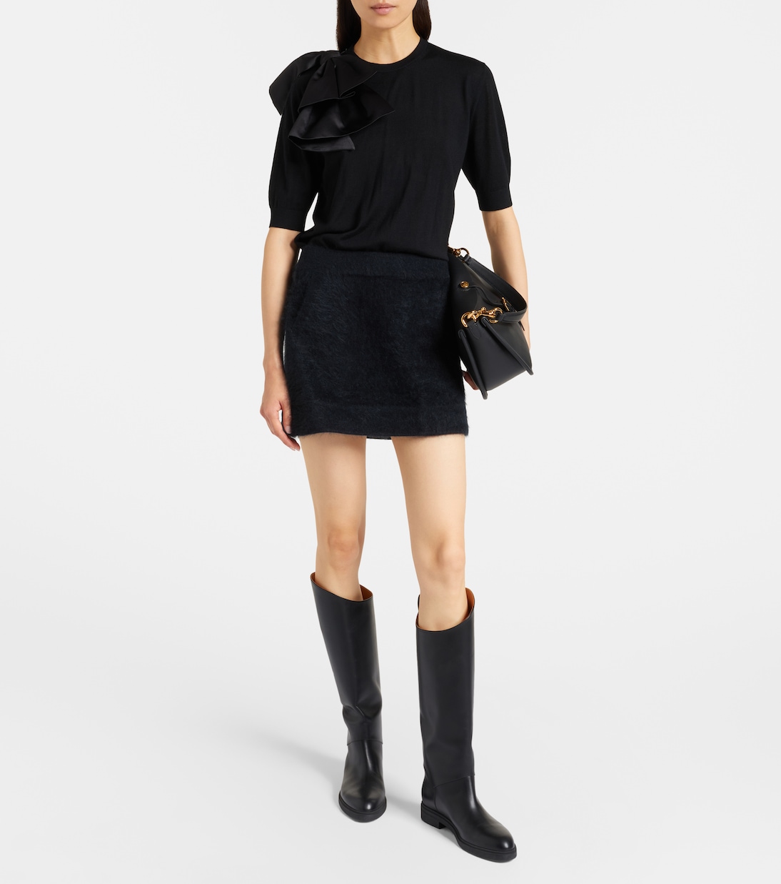 Chic Merino virgin wool ruffled sweater | Dorothee Schumacher