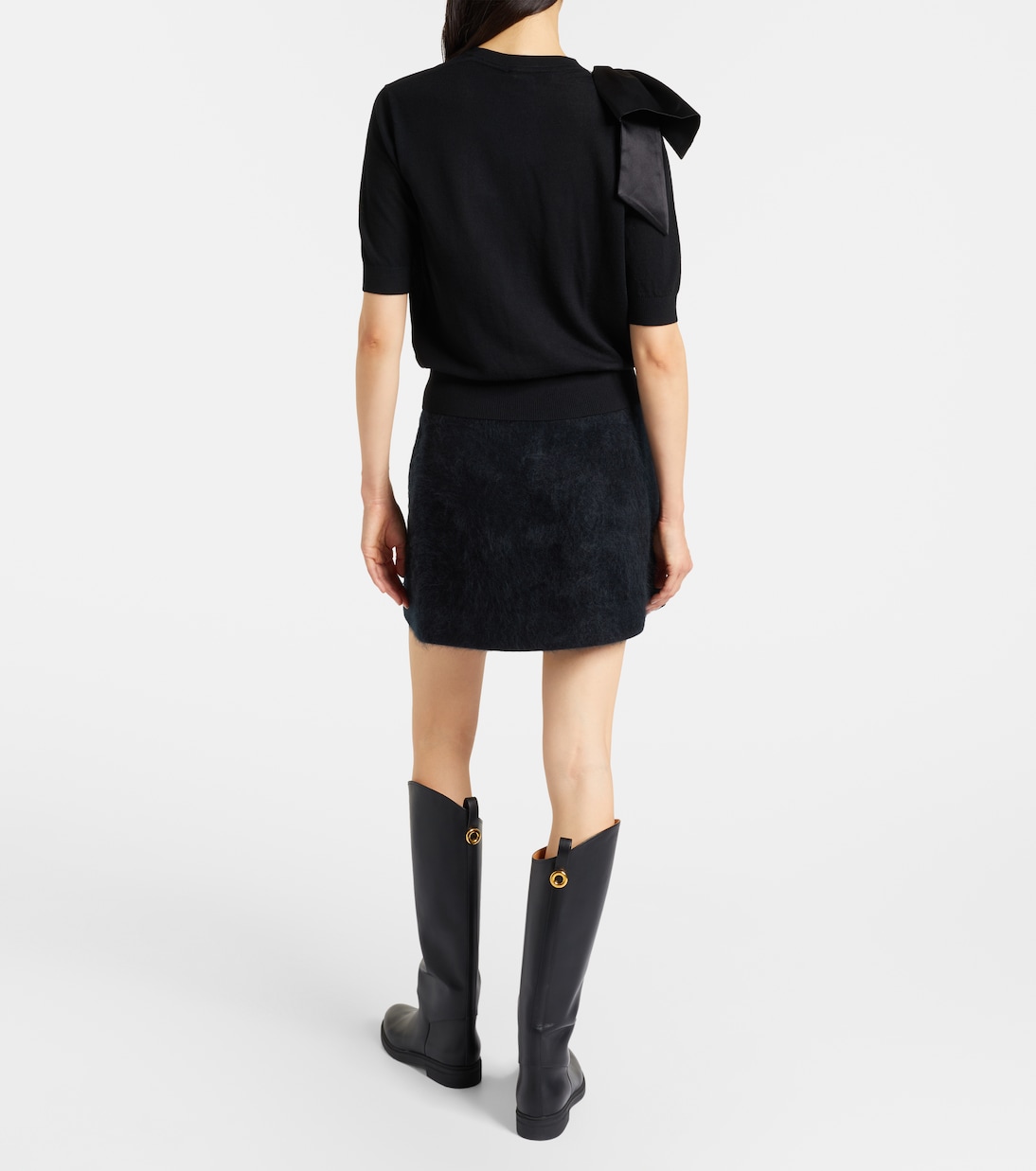 Chic Merino virgin wool ruffled sweater | Dorothee Schumacher