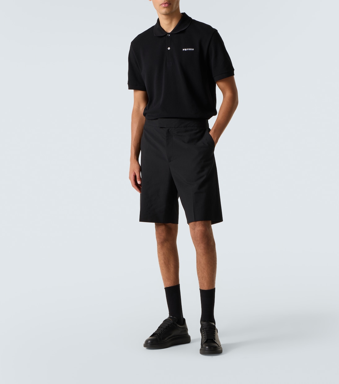 Zapatillas oversized de piel | McQueen