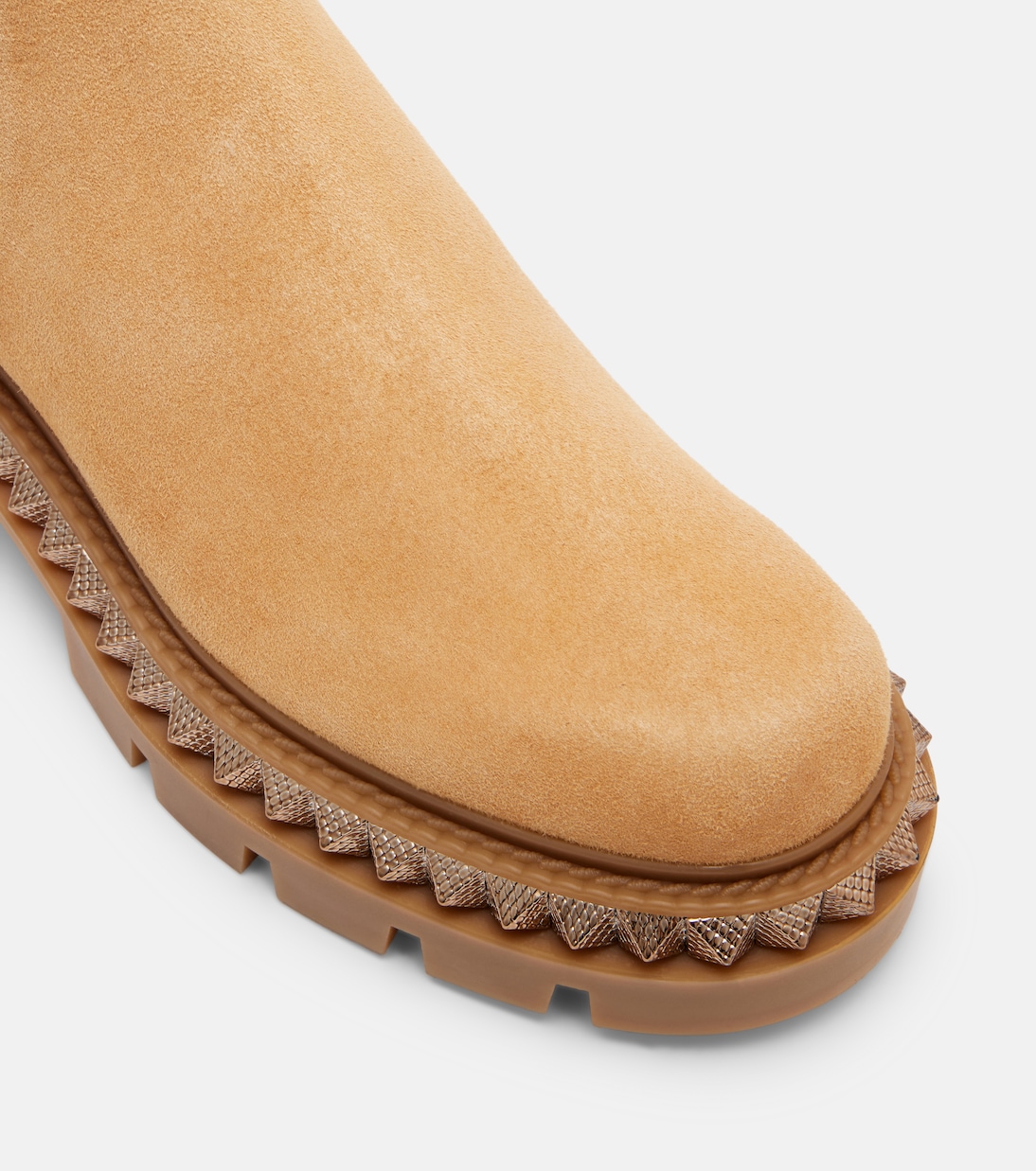 Chelsea Boots St Emilia aus Veloursleder mit Shearling | Christian Louboutin