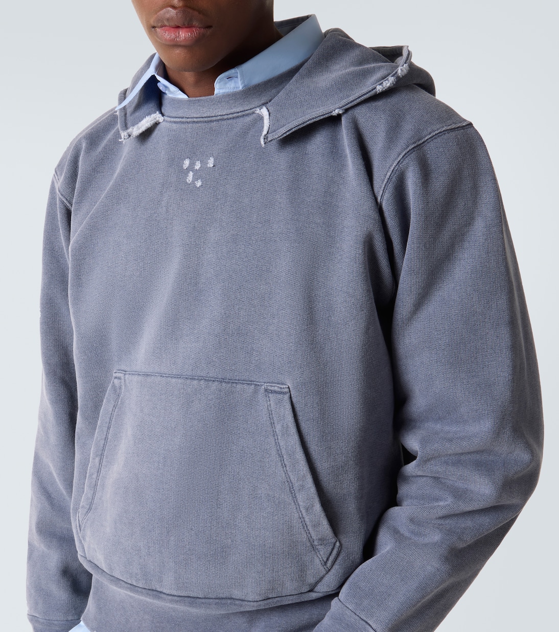 Relic distressed cotton jersey hoodie | Our Legacy