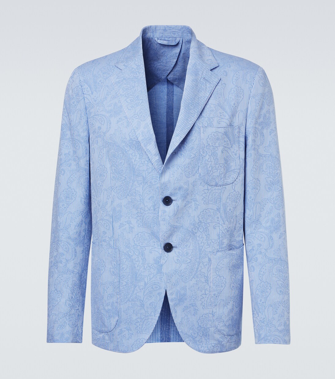 Woven cotton jersey blazer | Etro