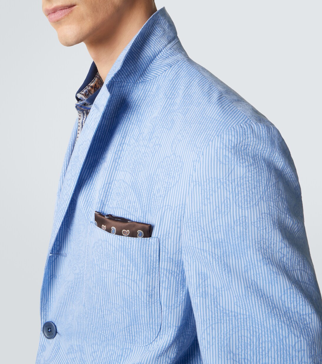 Woven cotton jersey blazer | Etro