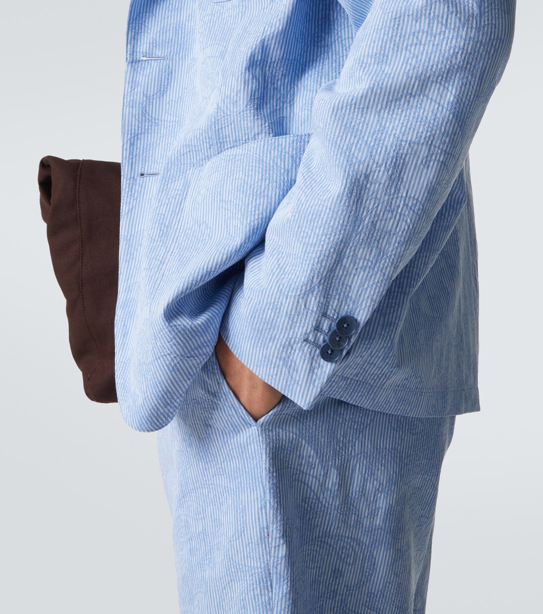 Woven cotton jersey blazer | Etro