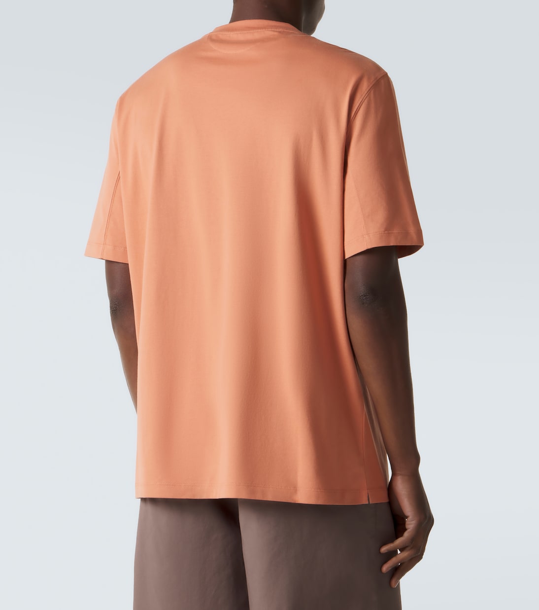 Logo cotton jersey T-shirt | Brunello Cucinelli