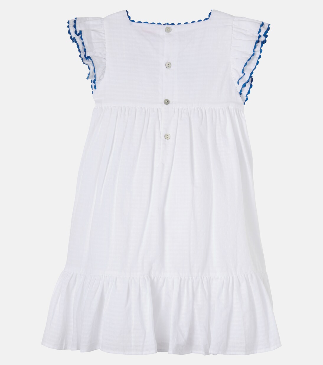 Evelyn embroidered cotton dress | La Coqueta
