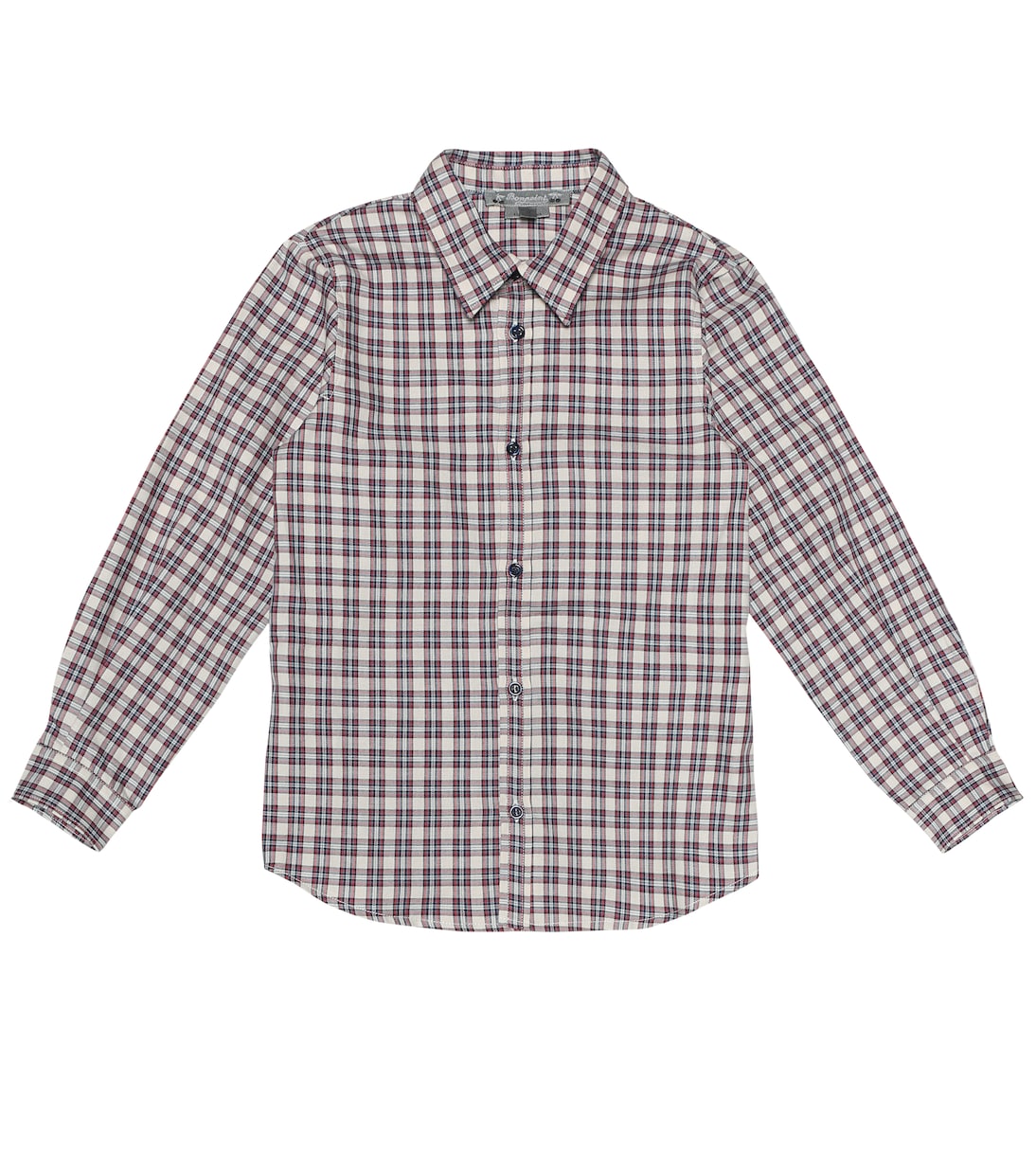 Camisa de algodón de cuadros | Bonpoint