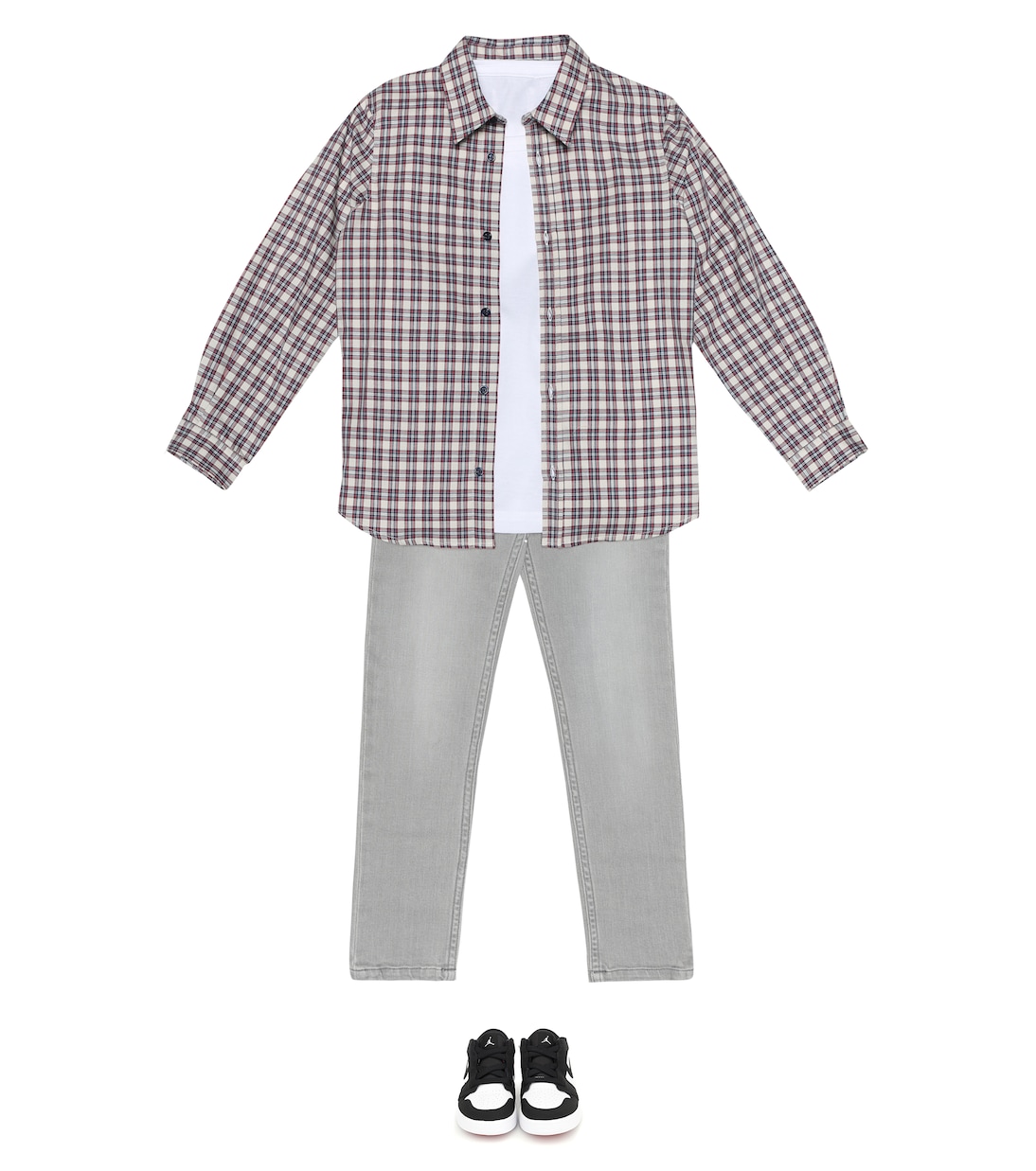 Camisa de algodón de cuadros | Bonpoint