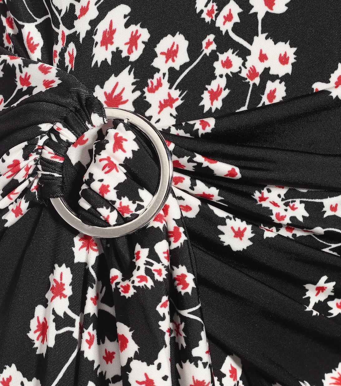 Abito midi a stampa floreale | Rabanne