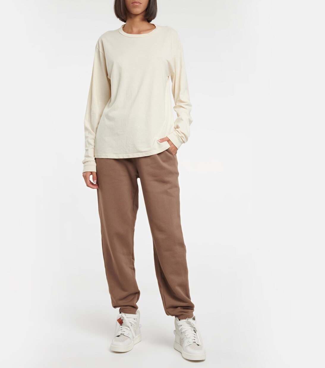Camiseta de punto de algodón | Les Tien