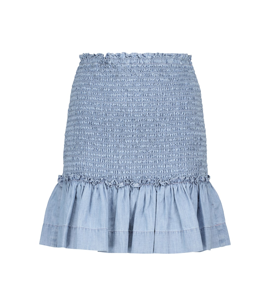 Minifalda Aloya de chambray | Veronica Beard