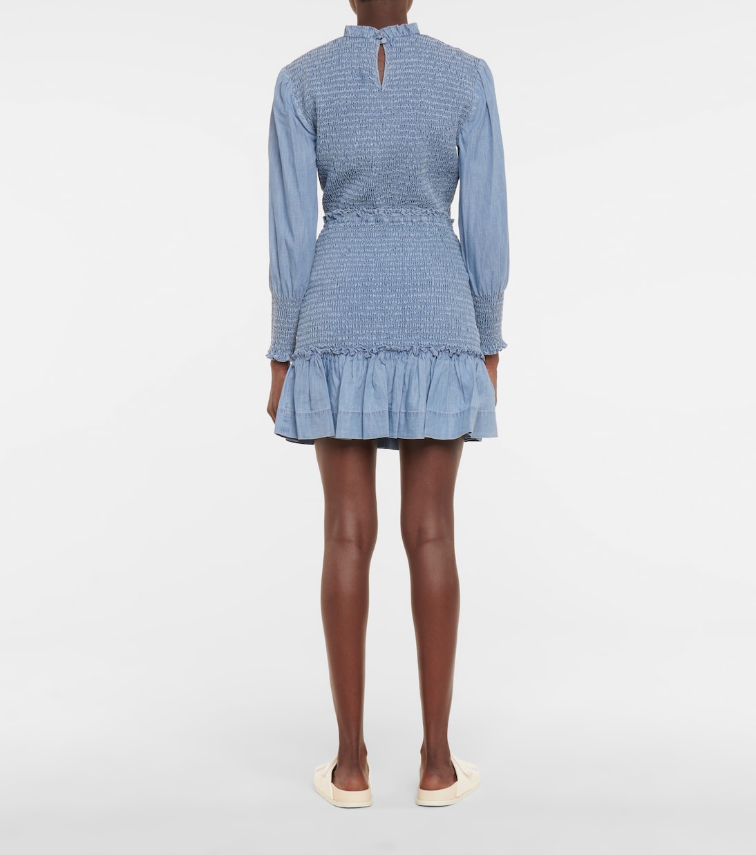 Minifalda Aloya de chambray | Veronica Beard
