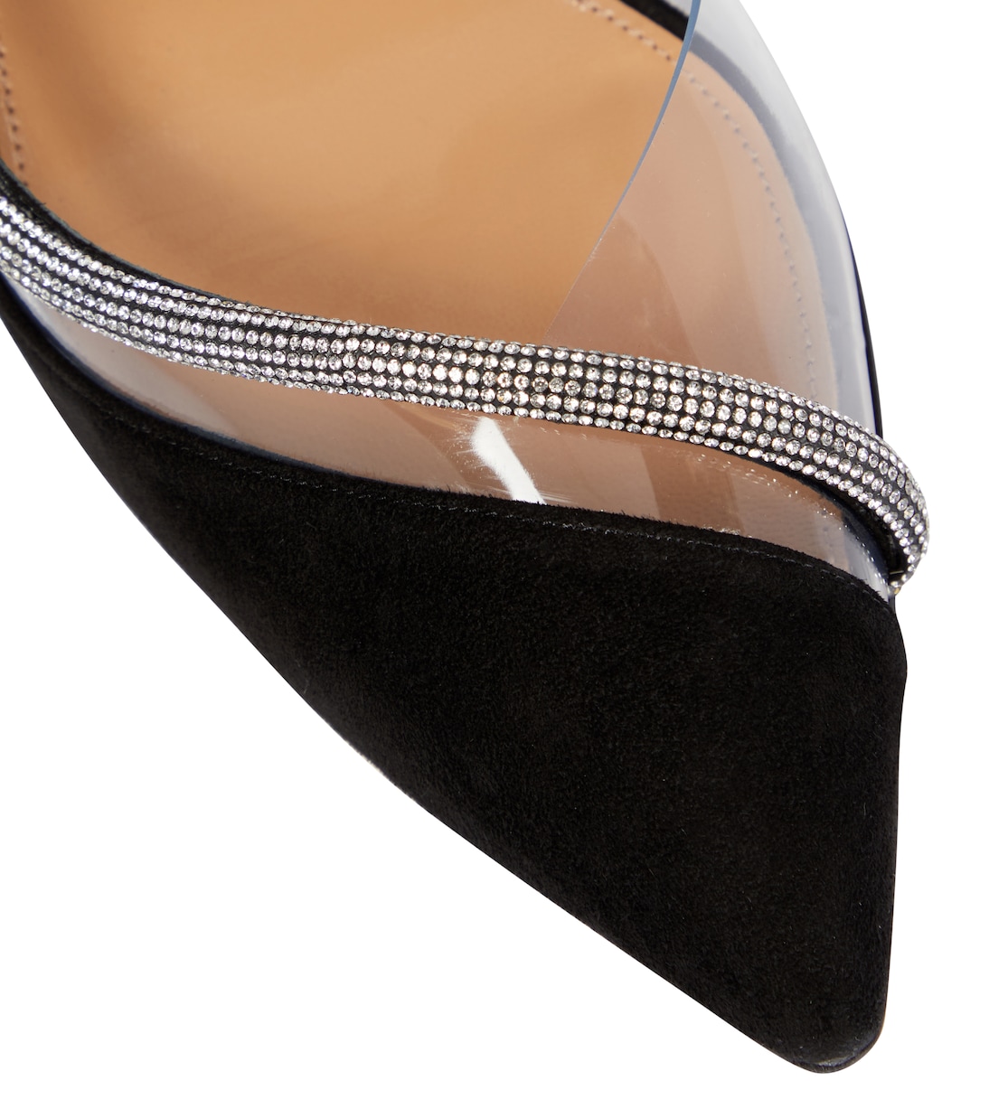 Pumps Tres Mondaine 105 in pelle e PVC | Aquazzura