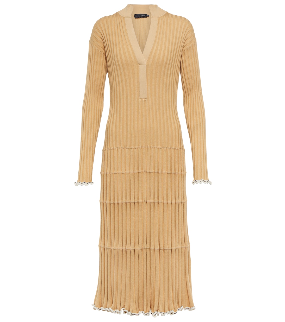 Silk-blend polo midi dress | Proenza Schouler