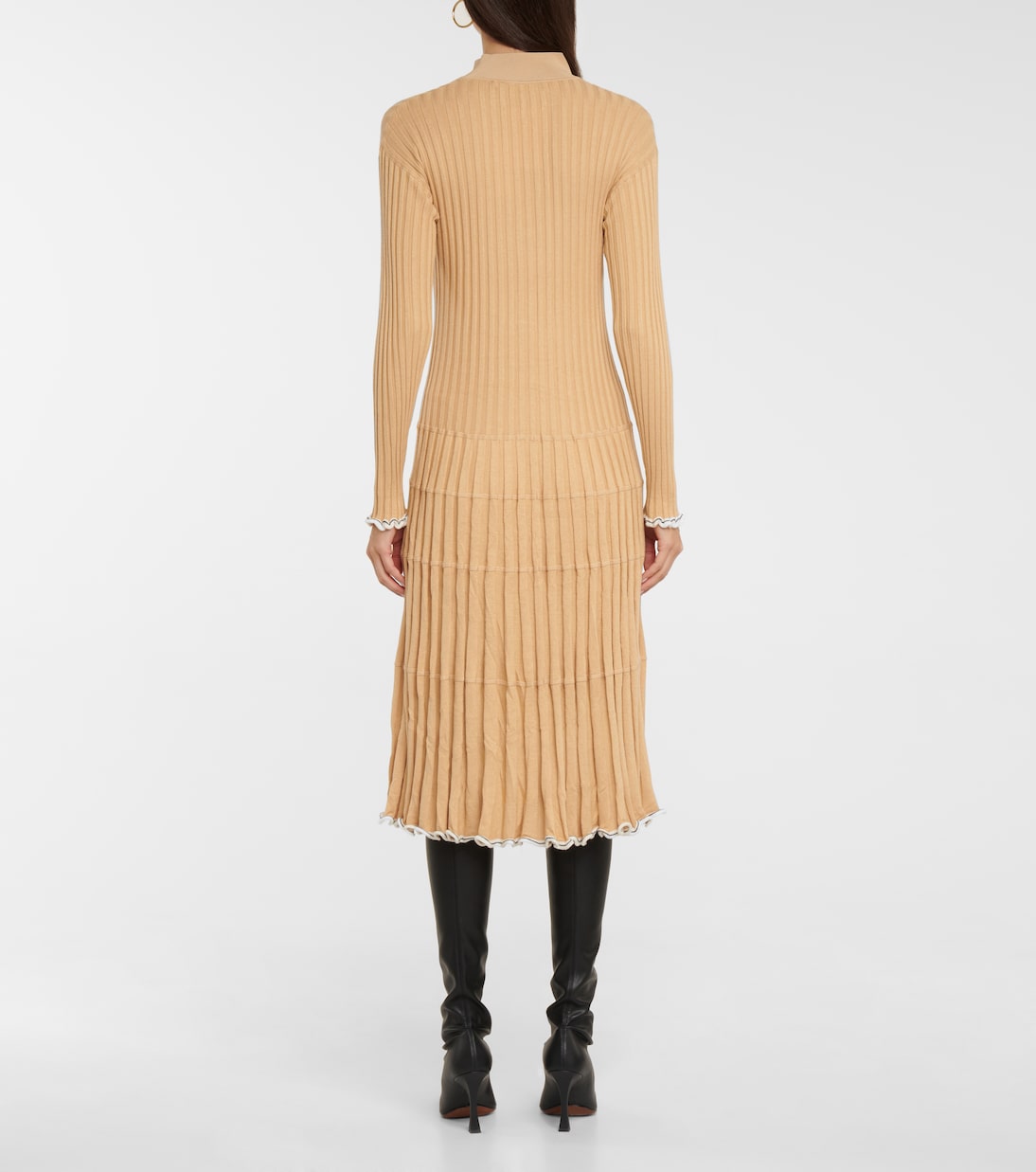 Silk-blend polo midi dress | Proenza Schouler