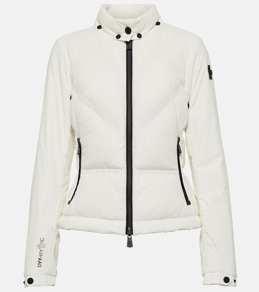 Moncler white ski jacket clearance