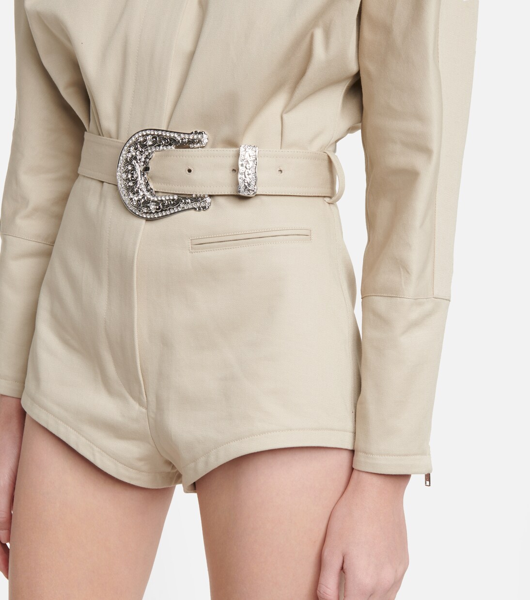 Mono de algodón con cinturón | Alexandre Vauthier