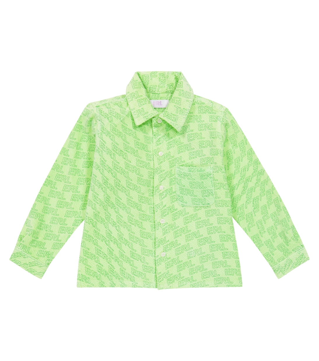 Camisa en mezcla de algodón con logo | ERL Kids
